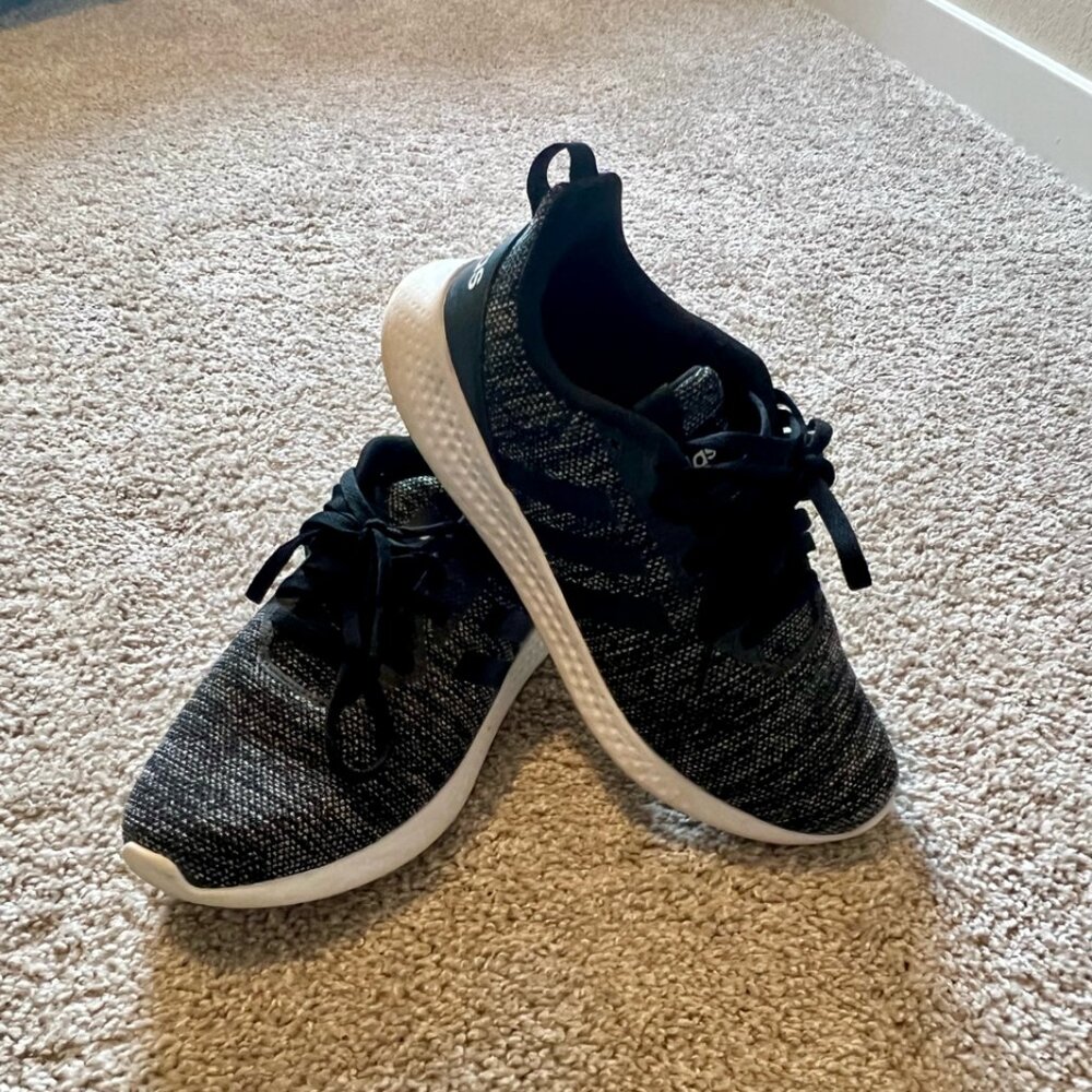 Adidas Puremotion Cloudfoam Running Sneakers – Black, Men’s 11